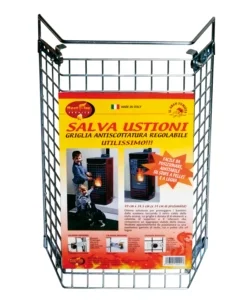 Spedizione Gratuita Griglia universale salva ustioni per stufe a legna ed a pellet - 49x34.5hx14 cm.